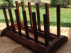 Beautifully crafted timber boot rack